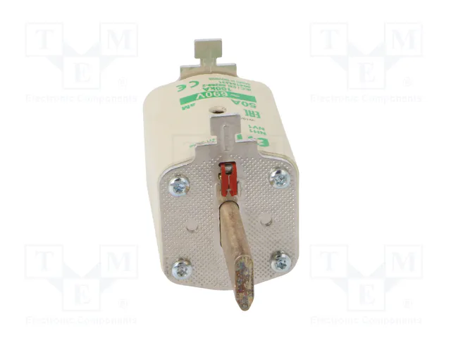ETI POLAM Fusible NH1 de Cartucho Cerámico Industrial 50A 690VAC aM ETI POLAM Fusible NH1 de Cartucho Cerámico Industrial 50A 690VAC aM
