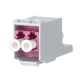 METZ CONNECT OpDAT LC-Duplex OM4 modul conector plano RJ45 hembra/macho violeta/blanco 15091075-I