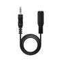 Nanocable cable audio estereo jack 3.5mm macho a jack 3.5mm hembra 5m - negro