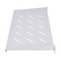 Extralink Estantería 1U 250mm Gris para Armarios RACK 19 pulgadas