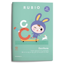 Cuaderno Rubio A4 Escritura Letra De Imprenta Vol.2 (+4 Años)
