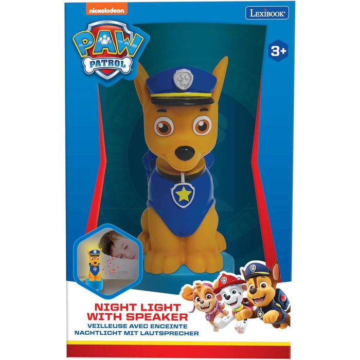 LEXIBOOK Luz nocturna con altavoz Patrulla Canina NS01PA