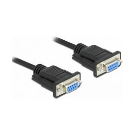 DeLOCK Cable Serial RS-232 Nullmodem DB-9 Hembra a Hembra 10 m