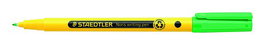 Rotulador Fibra Staedtler 307 Noris Writing Pen Verde Palido (Set de 10)