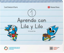 VICENS VIVES, Aprendo con Lila y Lilo Cuaderno 1 - VICENS VIVES