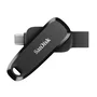 SanDisk SDDDC6-128G-G46 Unidad Flash USB 128 GB USB Tipo C 3.2 Gen 1 (USB-C) con Velocidad de Lectura de 100 MB/s, Color Negro