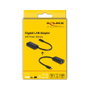 DeLOCK Adaptador USB Type-C a Gigabit LAN con Power Delivery 100W Negro