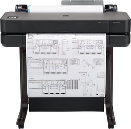 HP DesignJet T250 24" - Impresora de gran formato a color por chorro de tinta - Wi-Fi, USB, LAN - Compatible con A1/ANSI D - Hasta 0.5 min/página - EPEAT Gold