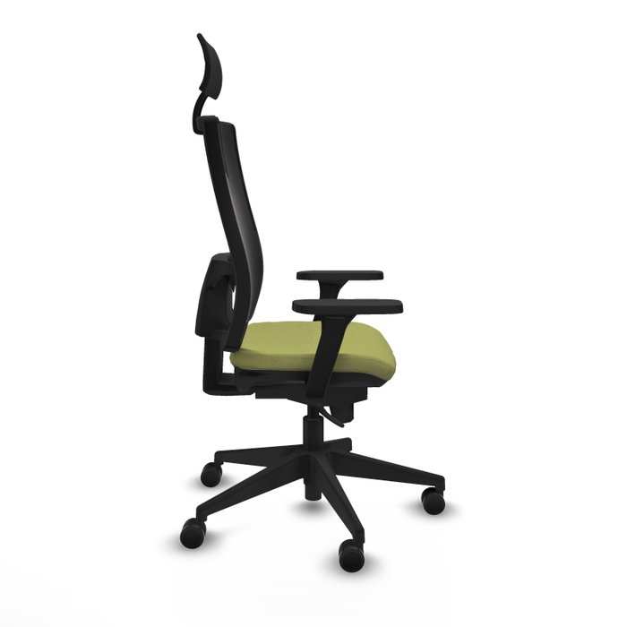 PIQUERAS Y CRESPO Silla de oficina Horna con mecanismo Sincro, Verde oliva y Negro PIQUERAS Y CRESPO Silla de oficina Horna con mecanismo Sincro, Verde oliva y Negro