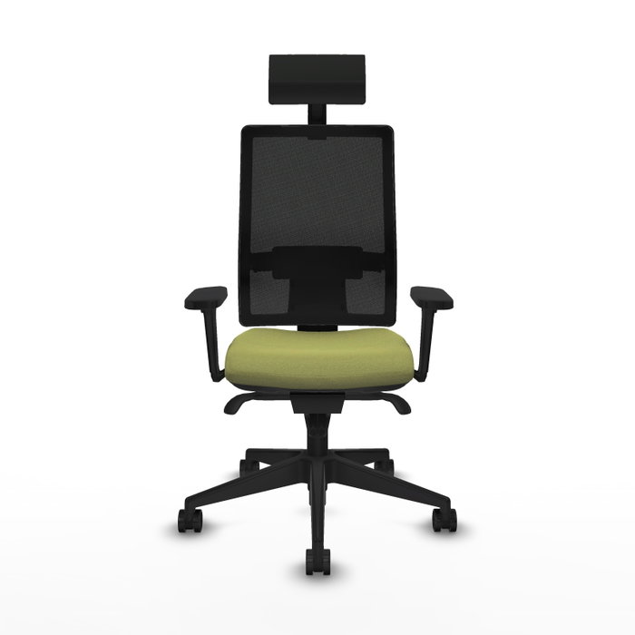 PIQUERAS Y CRESPO Silla de oficina Horna con mecanismo Sincro, Verde oliva y Negro PIQUERAS Y CRESPO Silla de oficina Horna con mecanismo Sincro, Verde oliva y Negro