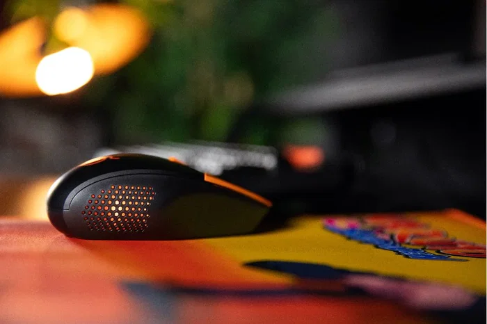 Konix Naruto KX Gaming Mouse Ambidiestro Óptico USB 3600 DPI Negro Naranja 7 Botones para Juegos