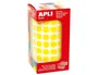 Apli Gomets Redondos Amarillos 10,5 mm Rollo 5192 Unidades