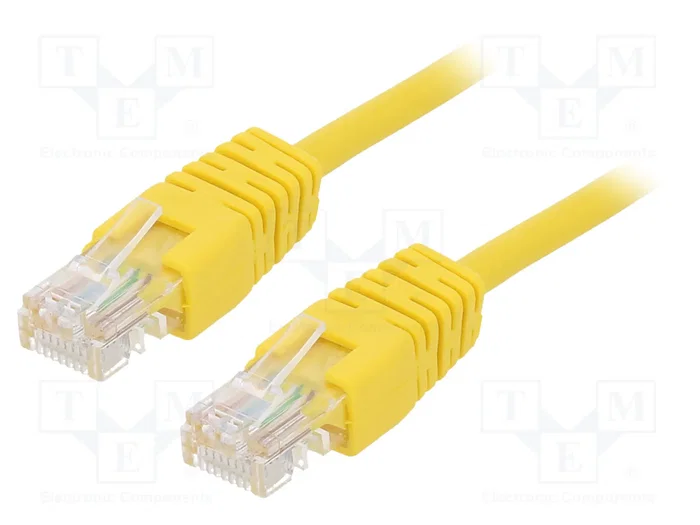 Gembird PP12-3M/Y Cable de Red Cat5e U/UTP 3m Amarillo Gembird PP12-3M/Y Cable de Red Cat5e U/UTP 3m Amarillo