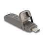 DeLOCK 54013 Memoria USB Tipo C 512 GB USB 3.2 Gen 2x2 20 Gbps Stick Aluminio, Lectura 1980 MB/s, Plug and Play, Sin Tapa, Gris
