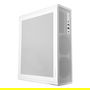 Tacens Caja Ordenador AeroSlim500 TFX MicroATX Slim Blanca con Fuente de Alimentación de 500W, USB Tipo-C, Paneles Mesh y Ventilador Incluido