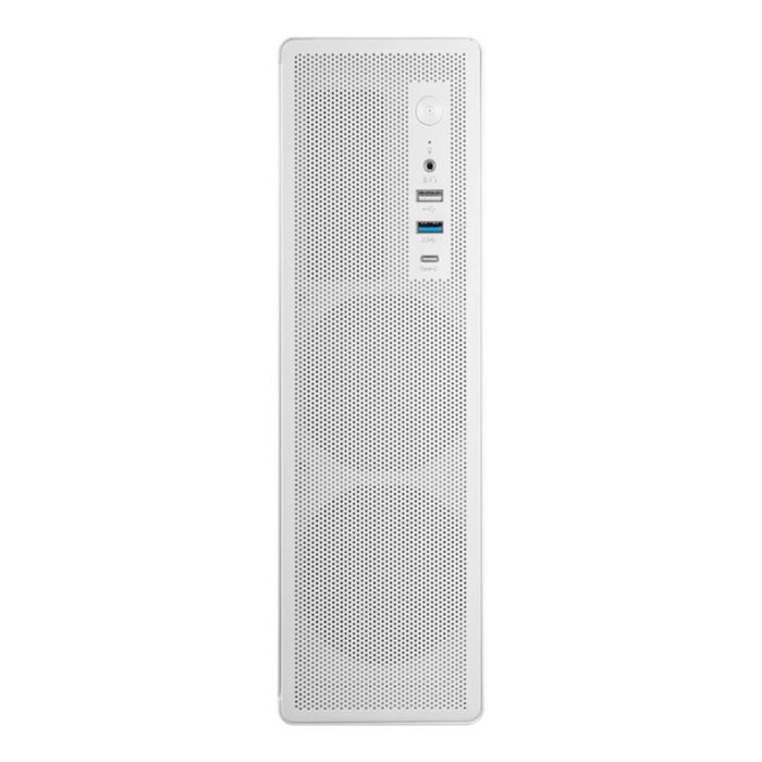 Tacens Caja Ordenador AeroSlim500 TFX MicroATX Slim Blanca con Fuente de Alimentación de 500W, USB Tipo-C, Paneles Mesh y Ventilador Incluido