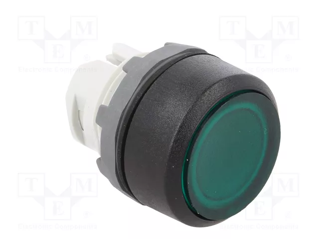 ABB Interruptor de presión verde MLB-1 22mm