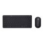 Trust Lyra Kit de Teclado y Ratón Inalámbrico Recargable Negro
