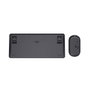 Trust Lyra Kit de Teclado y Ratón Inalámbrico Recargable Negro