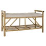 DKD Home Decor Descalzadora Bambú y Algodón Natural