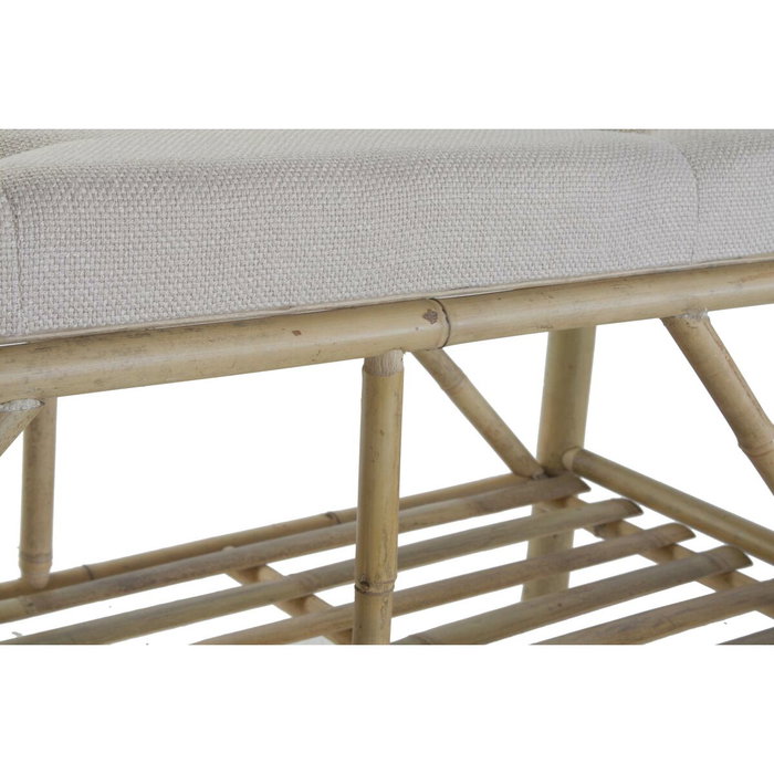 DKD Home Decor Descalzadora Bambú y Algodón Natural DKD Home Decor Descalzadora Bambú y Algodón Natural