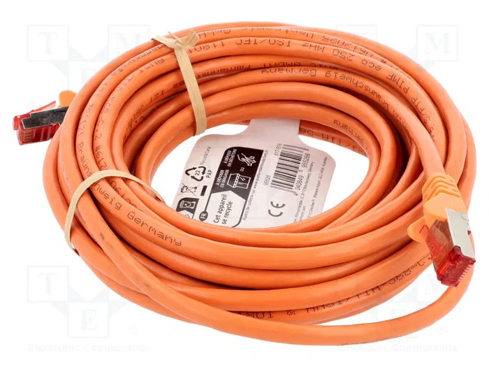 GOOBAY Patch cord S/FTP Cat 6 de 7,5m naranja