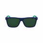 Lacoste Gafas L972S Gafas de Sol para Hombre - Montura Rectangular, 57 mm Puente, 14 mm Cristal, 145 mm Patillas