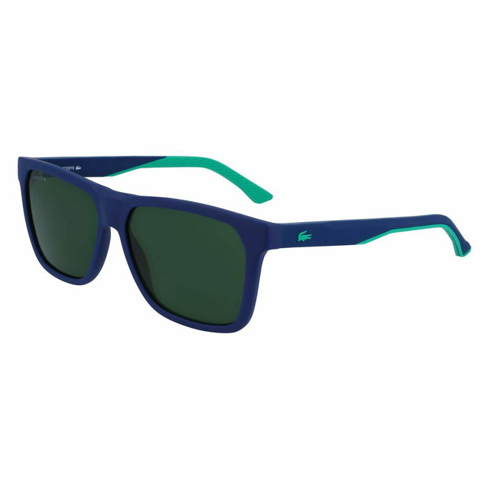 Lacoste Gafas L972S Gafas de Sol para Hombre - Montura Rectangular, 57 mm Puente, 14 mm Cristal, 145 mm Patillas