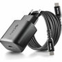 NGS Cargador de Pared GaN BUD 45W con Salida USB-C y Cable USB-C de 1,5 m