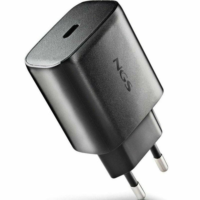 NGS Cargador de Pared GaN BUD 45W con Salida USB-C y Cable USB-C de 1,5 m