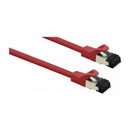 VALUE S/FTP-(PiMF-) Patchkabel Cat.8 (Class I) LSOH Litzendraht, cable de red ethernet 3 metros, color rojo
