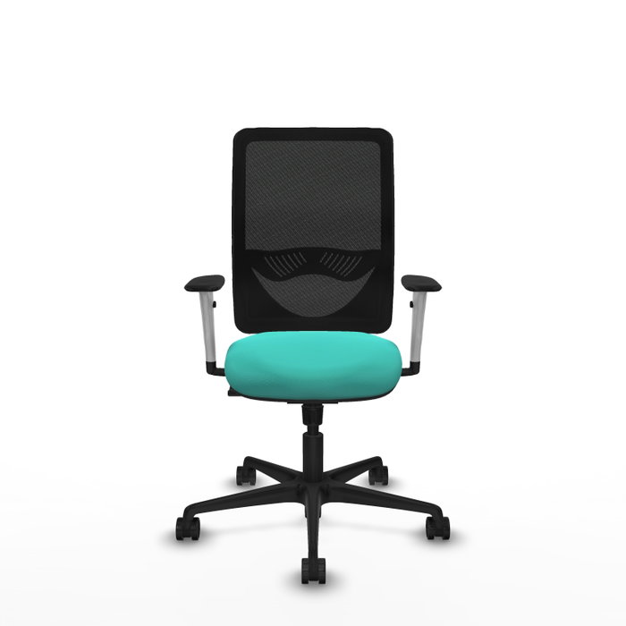 PIQUERAS Y CRESPO Silla de oficina Zulema con mecanismo Sincro, Turquesa y Negro PIQUERAS Y CRESPO Silla de oficina Zulema con mecanismo Sincro, Turquesa y Negro
