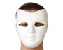 Máscara Blanca Facial con Corte en Punta para Decorar DIY