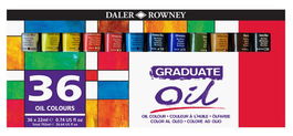 Pintura Oleo Daler Rowney Graduate Oil 22 Ml (Tubo) Estuche De 36