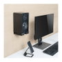 LogiLink Soporte de pared para barra de sonido, 9-15,4 cm, negro