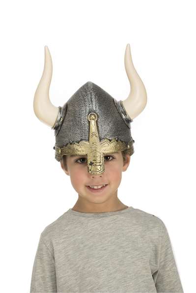My Other Me Casco Vikingo Infantil 57 cm Talla M Gris