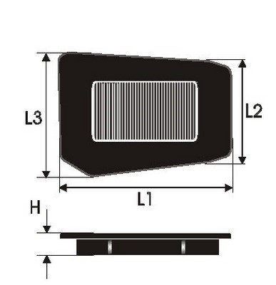 Green Filters Filtro de Moto MH0548