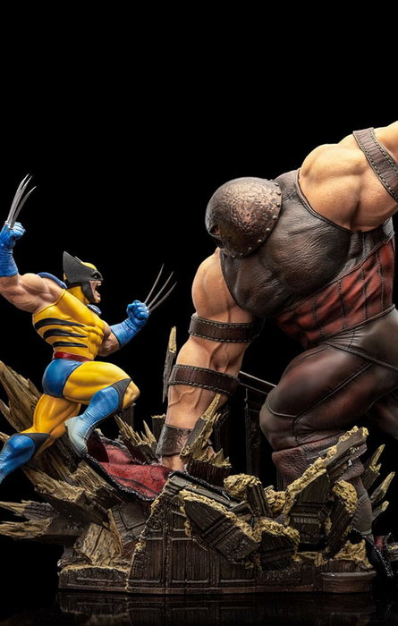 Marvel Estatua 1/10 BDS Art Scale Wolverine vs Juggernaut heo EU Exclusive 30 cm