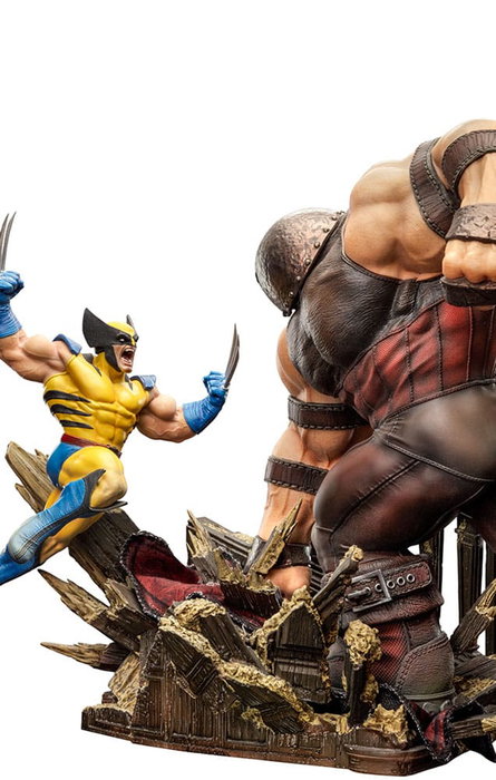 Marvel Estatua 1/10 BDS Art Scale Wolverine vs Juggernaut heo EU Exclusive 30 cm