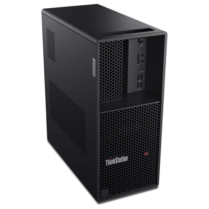 Lenovo ThinkStation P3 Torre: Intel Core i7-14700 (20 Núcleos), 32 GB RAM DDR5, 512 GB SSD M.2 NVMe, Gráficos NVIDIA RTX A1000 8 GB, Windows 11 Pro, Chasis Negro