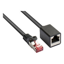 GoodConnections Cable de parcheo Cat.6 S/FTP Negro 0,5m