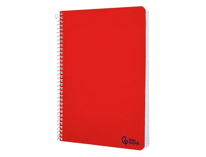 Liderpapel Cuaderno Espiral A5 Smart Tapa Blanda 80 Hojas Cuadrícula 5mm con Margen - Colores Surtidos