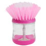 Je cherche une Idee Cepillo Limpia Vajilla con Depósito Rellenable y Botón Dispensador para Cocina