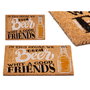 Felpudo Gift Decor Beer Estampado PVC 100 % PVC Fibra de coco 40 x 2 x 60 cm 60 x 2 x 40 cm (10 Unidades)