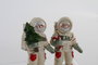 DKD Home Decor Figura Navidad Tradicional 2 Unidades 8.5 x 17 x 9 cm