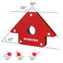 Workpro Escuadra magnética de soldadura 100 mm