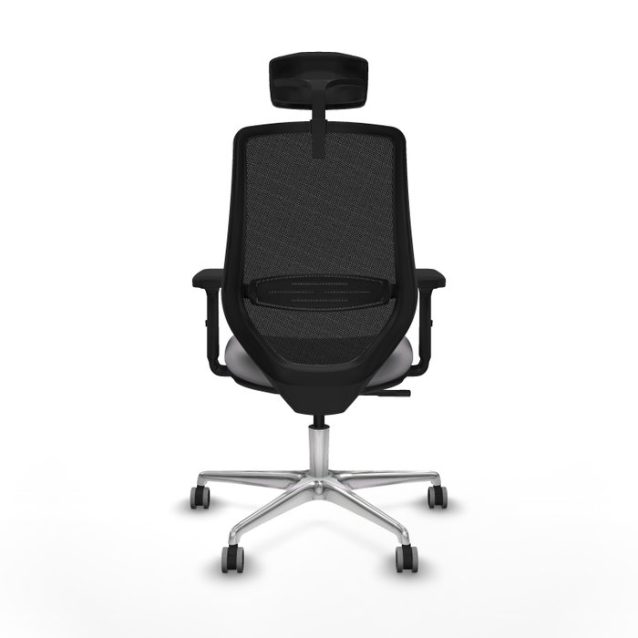 PIQUERAS Y CRESPO Silla de oficina Mardos con mecanismo Sincro, Gris y Negro