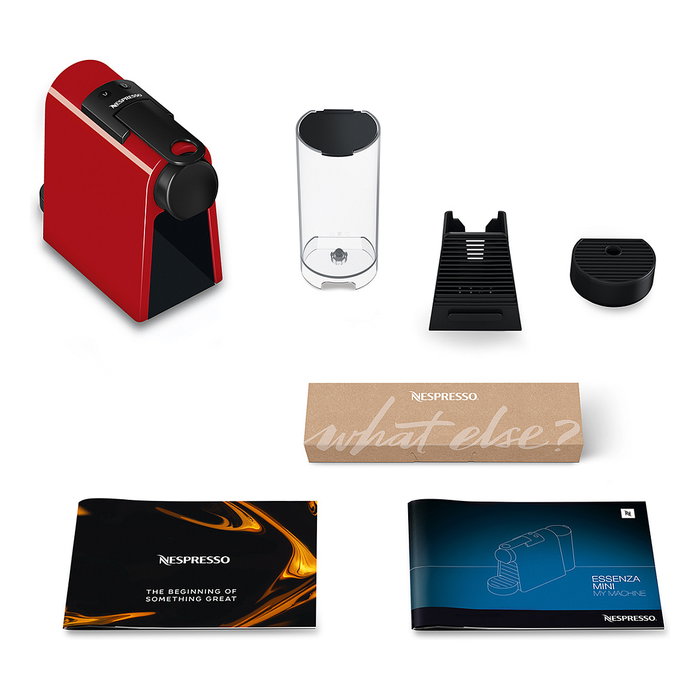 DeLonghi Essenza mini EN 85.R Cafetera de cápsulas Nespresso Roja