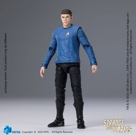Hiya Toys Star Trek Strange New Worlds Spock Figura 1/18 Exquisite Mini Series