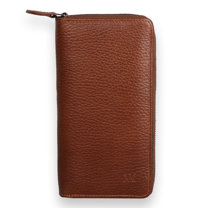 Zoozie Bags 4601 Cartera de Piel Tostada para Mujer, 9 Compartimentos para Tarjetas, Funda para Teléfono, Elegante y Duradera, 9x17x2 cm Zoozie Bags 4601 Cartera de Piel Tostada para Mujer, 9 Compartimentos para Tarjetas, Funda para Teléfono, Elegante y Duradera, 9x17x2 cm